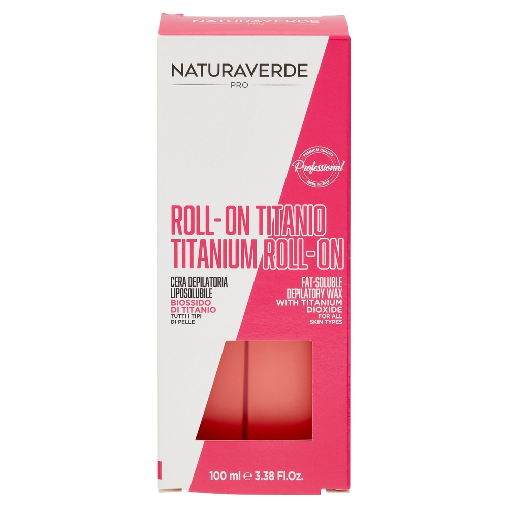 Naturaverde Pro Roll-On Titanio Cera Depilatoria Liposolubile 100 ml